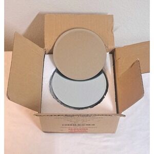 5" Round Mirror Candle Plates Lot of 11 Beveled Glass Centerpieces Decor